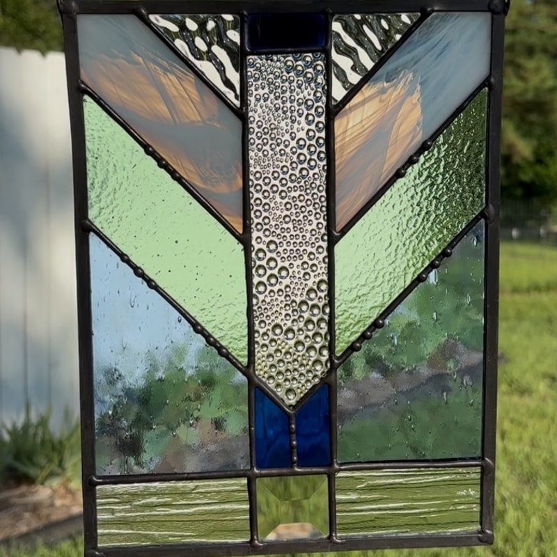 8" x 10" Prism Panel daylily bloom